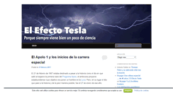 Desktop Screenshot of elefectotesla.com